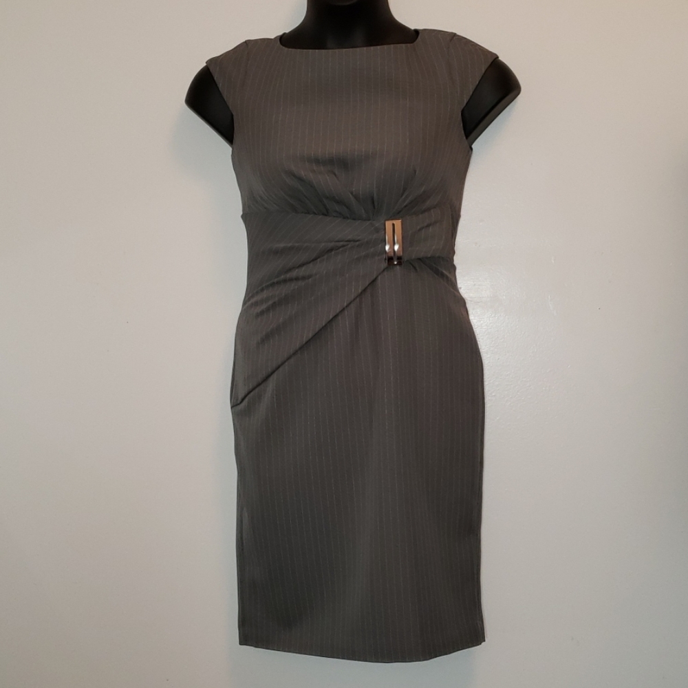 Pinstriped Jones Wear Dress